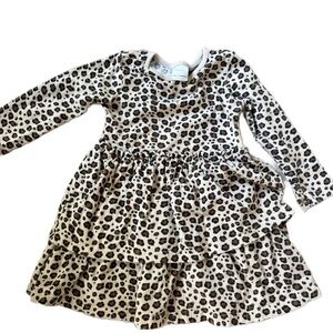 Hanna Andersson Tiered Leopard Print Dress